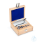 F1 1 g - 100 g set of weights, in wooden case, polished stainless steel