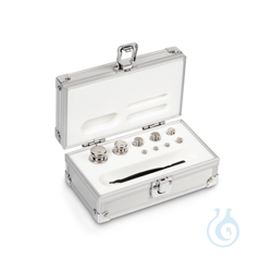 F1 1 g - 100 g set of weights, in aluminium case,...