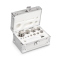 F1 1 g - 500 g set of weights, in aluminium case, polished stainless steel