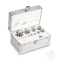 F1 1 g - 1 kg set of weights, in aluminium case, polished stainless steel