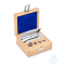 F1 1 mg - 50 g set of weights, in wooden case, polished stainless steel