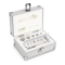 F1 1 mg - 100 g set of weights, in aluminium case, polished stainless steel