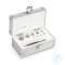 F1 1 g - 100 g set of weights, in aluminium case, polished stainless steel
