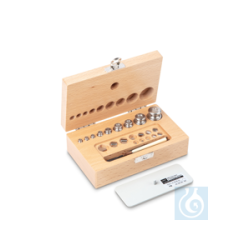 F2 1 mg - 100 g Gewichtsatz, im Holzetui, Edelstahl...