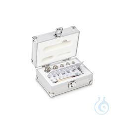 F2 1 mg - 100 g set of weights, in aluminium case, finely...