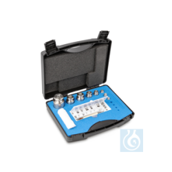 F2 1 mg - 500 g set of weights, in plastic case, finely...
