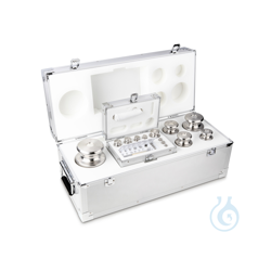 F2 1 mg - 10 kg set of weights, in aluminium case, finely...