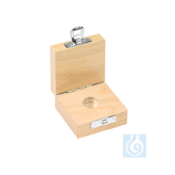 Wooden case for single milligram weights, E1/E2/F1/F2/M1