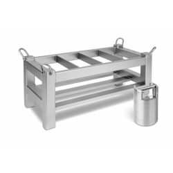 Weight basket for control weights, adjusted to OIML class M1