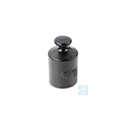 M3 10 kg test weight, knob, lacquered cast iron