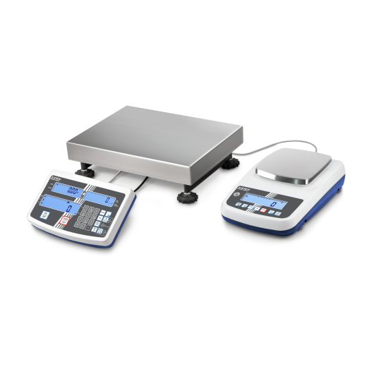 Counting system CCA 100K-4M, Weighing range 60 kg; 150 kg / 6 kg, Readout 0,02 kg; 0,05 kg / 0,0001 kg