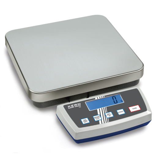 Parcel scale DE 15K0.2D, Weighing range 6000 g; 15000 g, Readout 0,2 g; 0,5 g