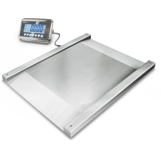 Drive-through scale stainless steel NFN 1.5T-4M, Weighing range 1500 kg, Readout 500 g