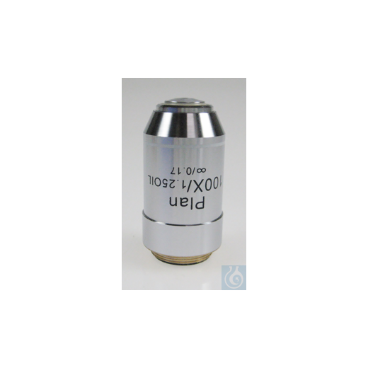 Objektiv Infinity Plan 100 x / 1,25, Öl, gefedert, Anti-Fungus