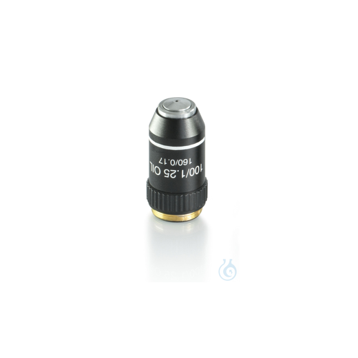 Objective achromatic 100 x / 1.25, spring-loaded, anti-fungus