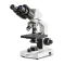 Transmitted light microscope (school) Binocular, achromat 4/10/40; WF10x18; 0,5W LED, rec