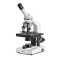 Durchlichtmikroskop (Schule) Monokular, Achromat 4/10/40; WF10x18; 0,5W LED, rec