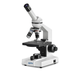 Durchlichtmikroskop (Schule) Monokular, Achromat 4/10/40; WF10x18; 0,5W LED