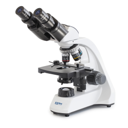 Transmitted light microscope (school) Binocular, achromat 4/10/40; WF10x18; 1W LED