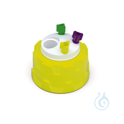 b.safe Waste Cap GL45 3x UNF 1/4, 1x GL 14