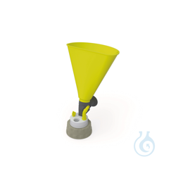 b.safe Waste Cap S51 with funnel 1x UNF1/4, 1x GL14, 1x...