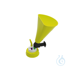 b.safe Waste Cap S55 with funnel 2x UNF1/4, 1x GL14, 1x...