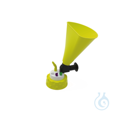 b.safe Waste Cap S60 with funnel 2x UNF1/4, 1x GL14, 1x...