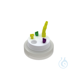 b.safe Waste Cap B63 3x UNF1/4, 1x GL14, 1x NPT1/8