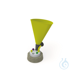 b.safe Waste Cap S70 with funnel 3x UNF1/4, 1x GL14, 1x...