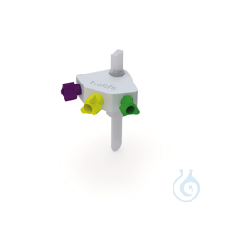b.safe Multiport NPT 1/8, 3x UNF 1/4, 90°