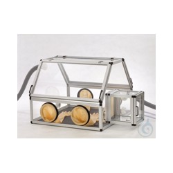 SICCO glove box Duo 2 with lock W 1200 x H 710 x D 890 mm