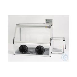 SICCO glove box Pure with airlock W 1210 x H 700 x D 600 mm