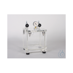 SICCO vacuum desiccator top loader W 250 x H 250 x D 250 mm